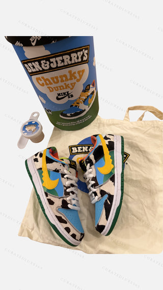 Nike SB x Ben & Jerry's Dunk Low Chunky Dunky Sneakers — Size 9.5