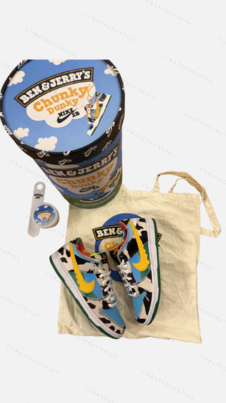 Nike SB x Ben & Jerry's Dunk Low Chunky Dunky Sneakers — Size 9.5