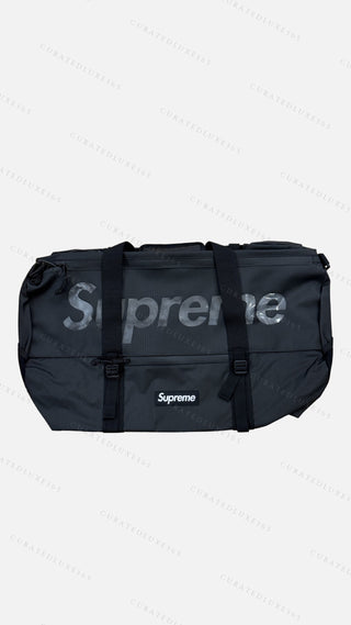 Supreme SS21 Black Duffle Bag